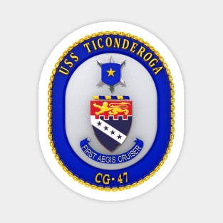 USS Ticonderoga (CG-47) fan art Sticker